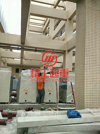 广州设备吊装，设备移位，空调吊装，空调搬运，空调定位
